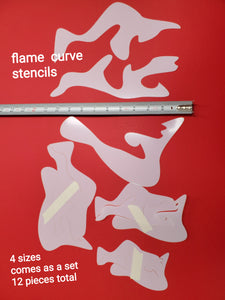 Flame stencil set