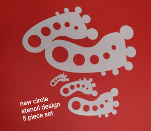 Foot Print Circles Set